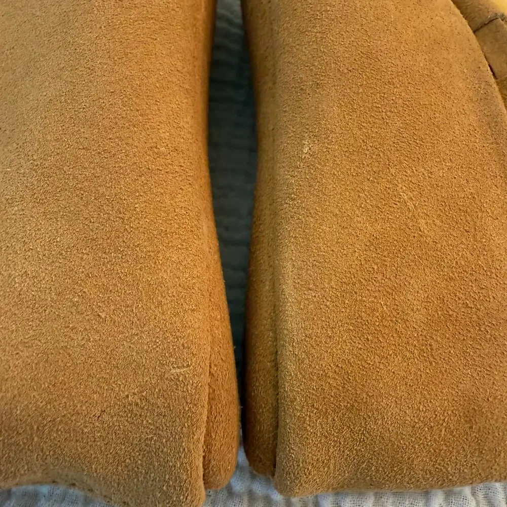 Firesiders Slippers Size Youth 4.5 or Women’s 6N Leather Fleece Lined Moccasin